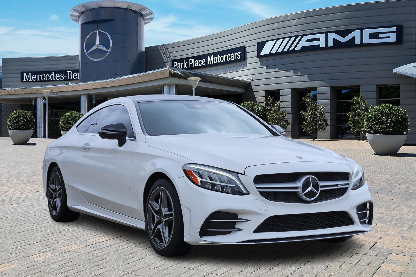 Certified 2022 Mercedes-Benz C-Class Coupe AMG C43 with VIN W1KWJ6EB6NG111175 for sale in Dallas, TX