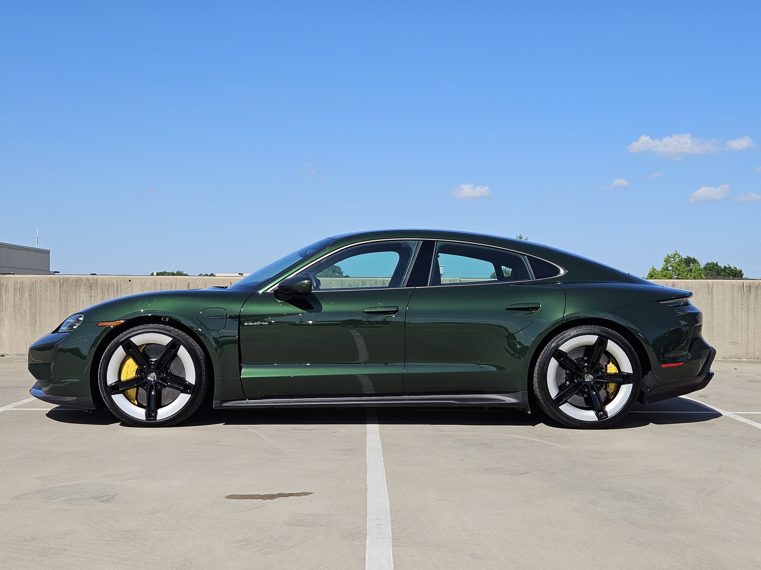 Certified 2025 Porsche Taycan Turbo S with VIN WP0AC2Y10SSA55045 for sale in Dallas, TX