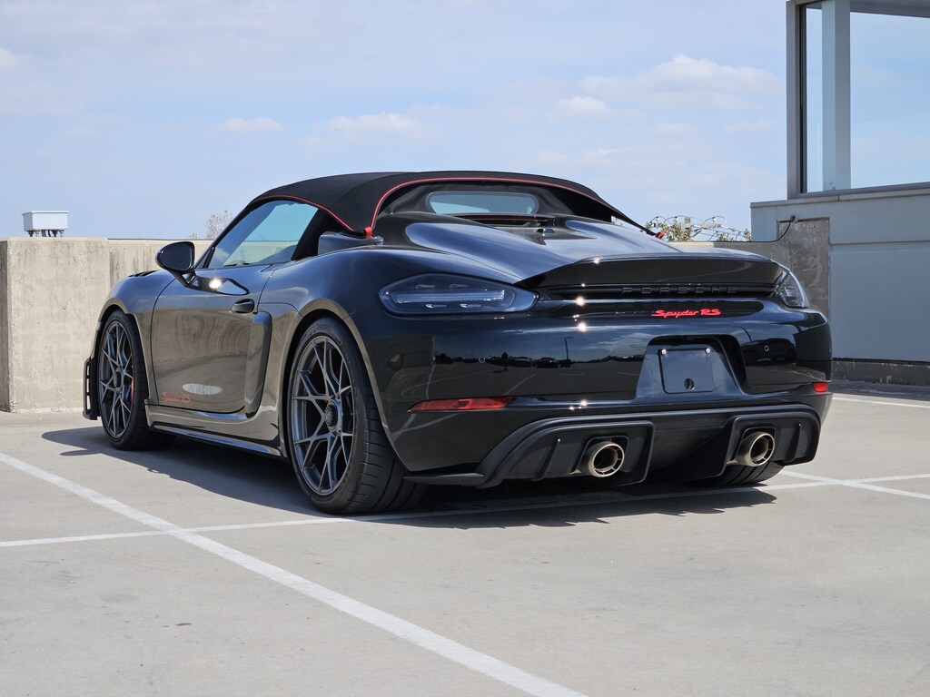 Certified 2025 Porsche 718 Spyder RS 2D Convertible