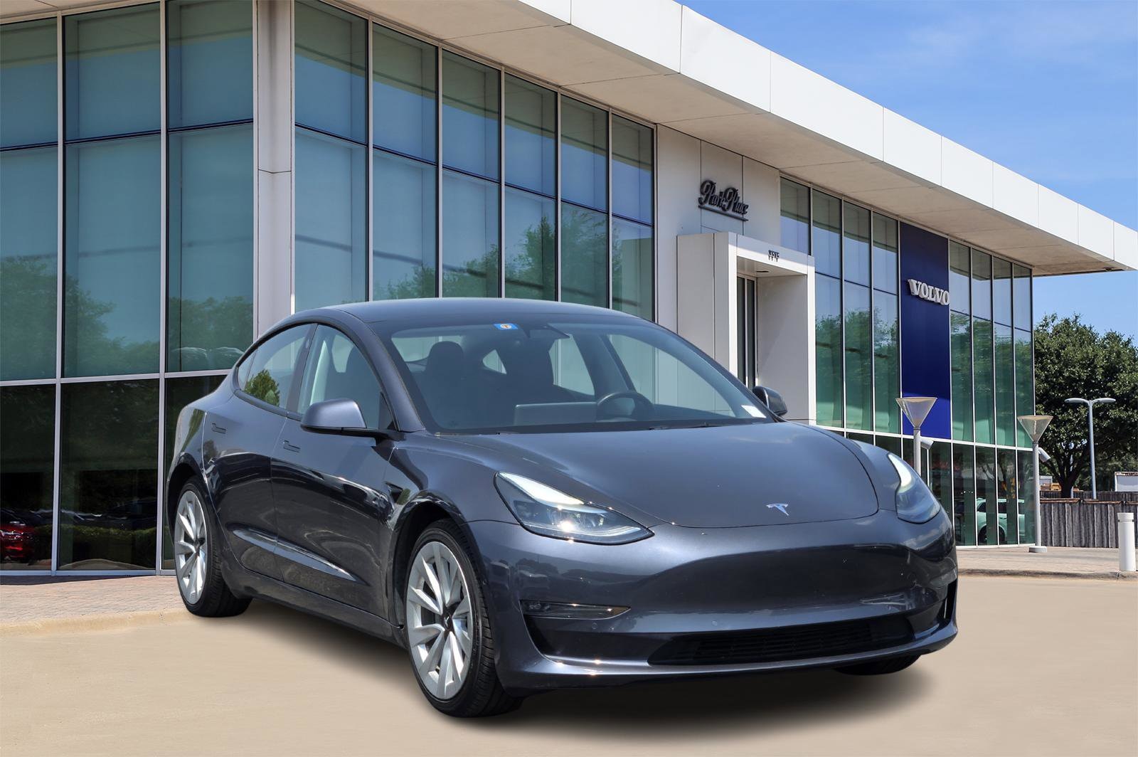 Used 2022 Tesla Model 3 Long Range with VIN 5YJ3E1EB2NF128893 for sale in Dallas, TX