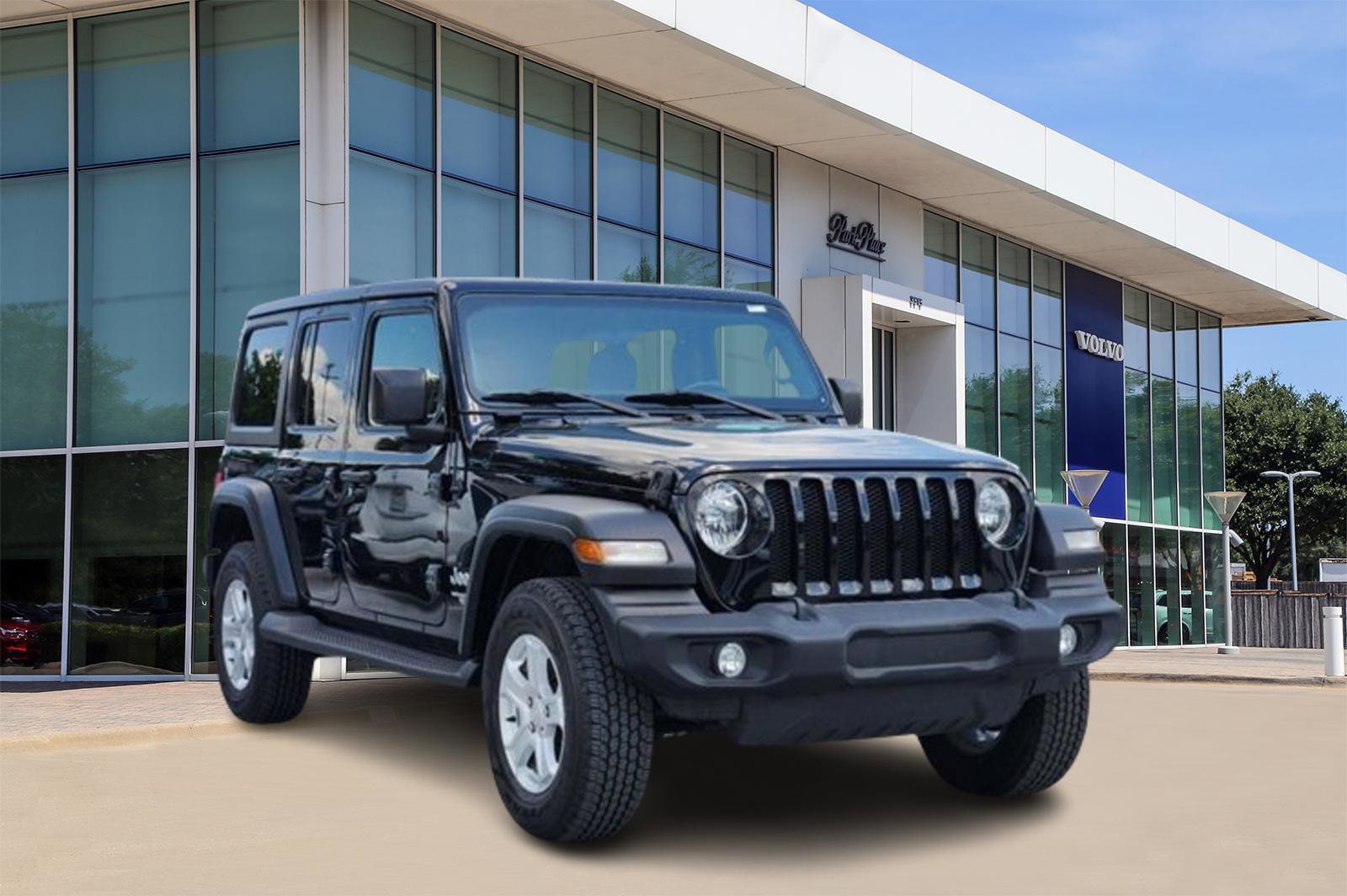 Used 2020 Jeep Wrangler Unlimited Sport S with VIN 1C4HJXDM2LW269995 for sale in Dallas, TX