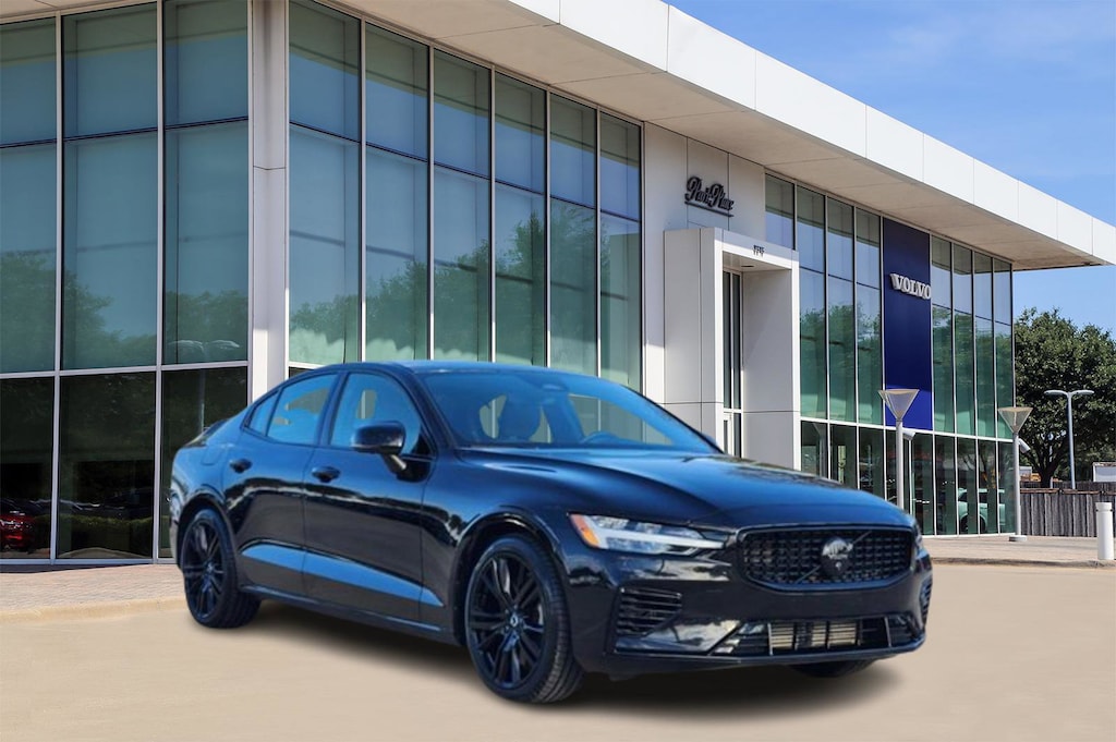 Certified 2023 Volvo S60 Recharge Plug-In Hybrid T8 Plus Black Edition Sedan