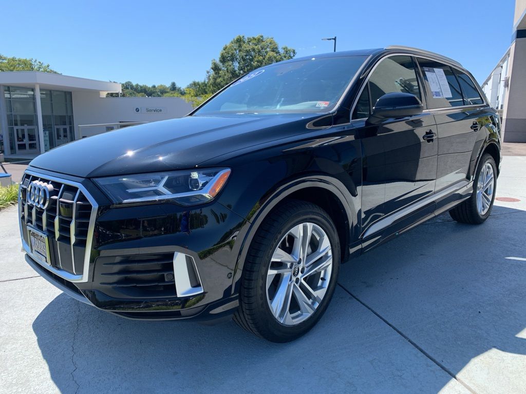 Certified 2021 Audi Q7 Premium Plus with VIN WA1LXAF77MD018779 for sale in Roanoke, VA