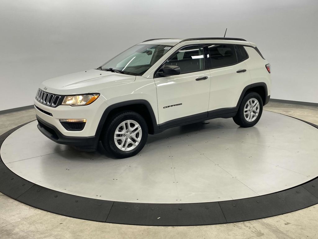 Used 2018 Jeep Compass Sport with VIN 3C4NJCAB0JT425176 for sale in Roanoke, VA