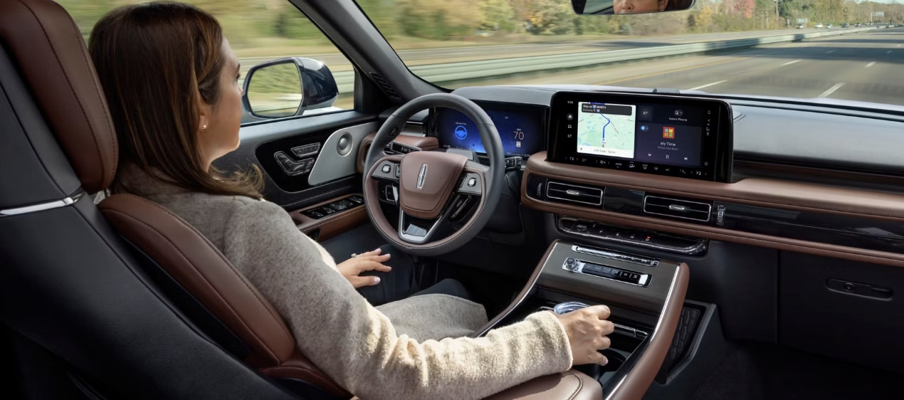 Interior of the 2026 Lincoln Aviator for sale near Orlando, FL at Parks Lincoln of Longwood
