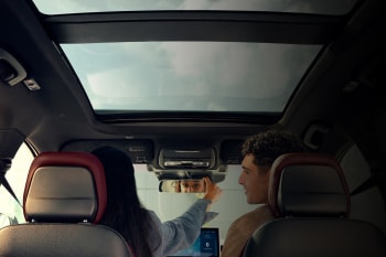 Frameless rearview mirror