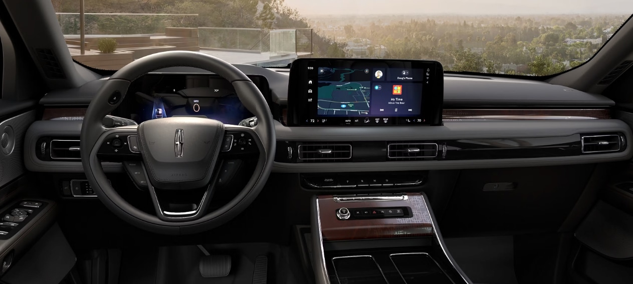 Interior of the 2026 Lincoln Aviator Black Label for sale near Orlando, FL at Parks Lincoln of Longwood