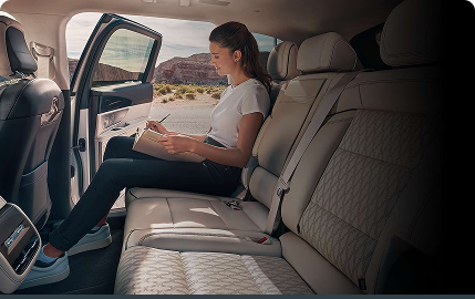 Spacious second row