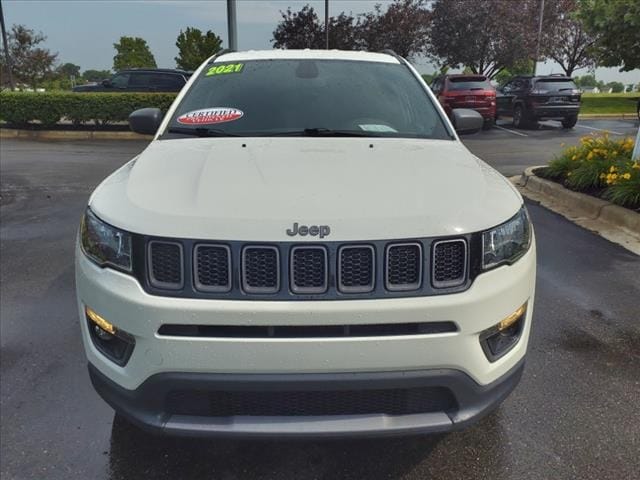 Certified 2021 Jeep Compass 80th Spec. Edition with VIN 3C4NJDEBXMT562999 for sale in Clinton Township, MI