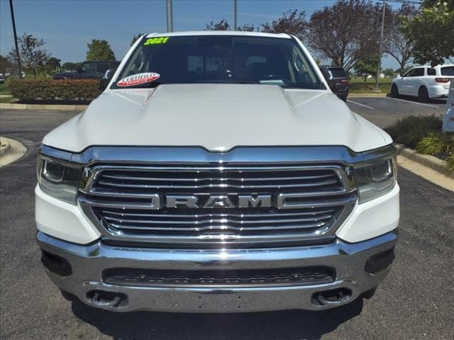 Used 2021 RAM Ram 1500 Pickup Laramie with VIN 1C6SRFJT4MN783477 for sale in Clinton Township, MI