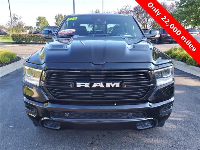 Used 2023 RAM Ram 1500 Pickup Laramie with VIN 1C6SRFJT7PN591328 for sale in Clinton Township, MI