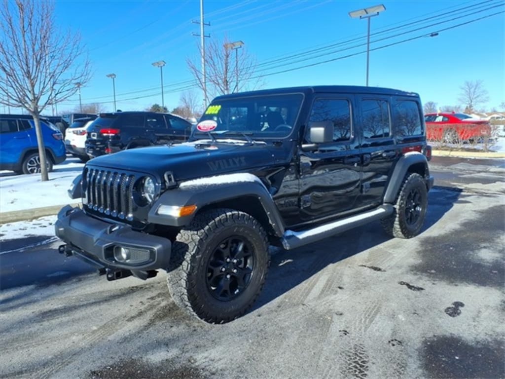 Certified 2022 Jeep Wrangler Unlimited Willys SUV