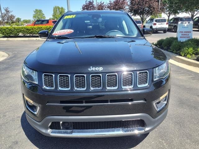 Certified 2021 Jeep Compass Limited with VIN 3C4NJDCB8MT513948 for sale in Clinton Township, MI