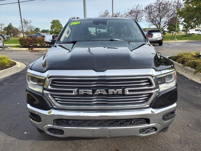 Used 2021 RAM Ram 1500 Pickup Laramie with VIN 1C6SRFJT3MN694743 for sale in Clinton Township, MI