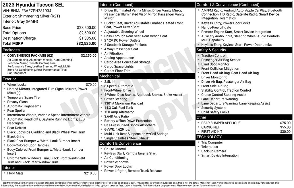 Certified 2023 Hyundai Tucson SEL SUV