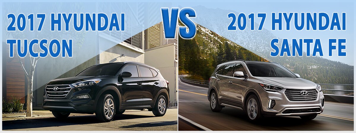 Hyundai Tucson vs. Hyundai Santa Fe in Wilmington NC
