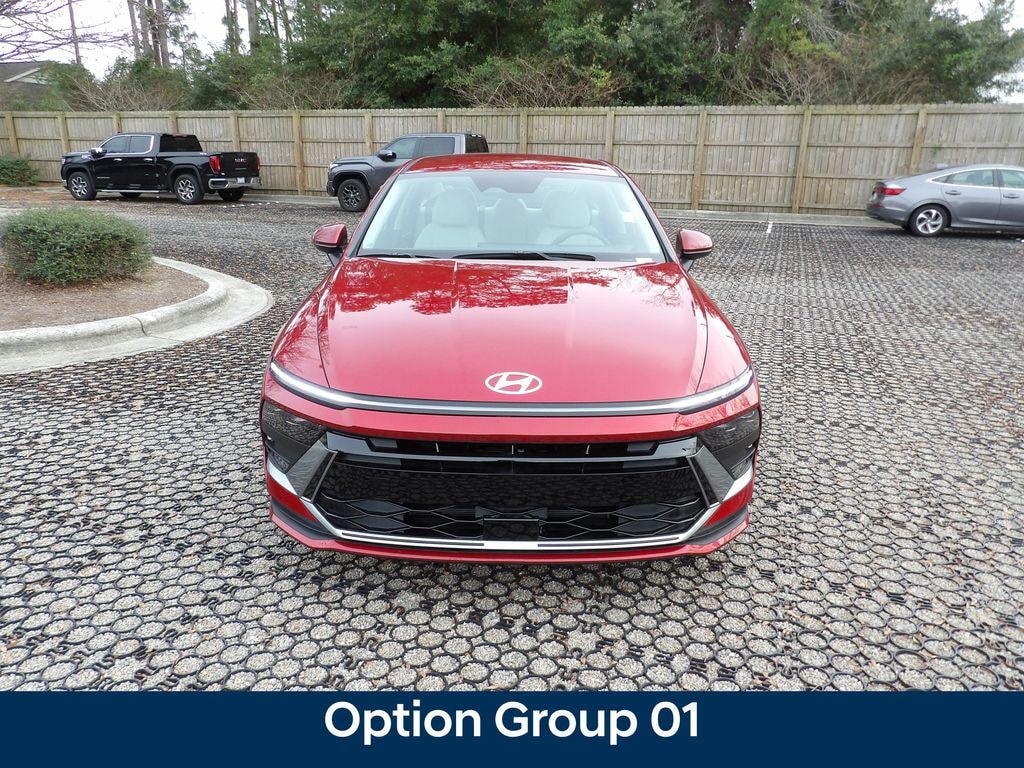 New 2026 Hyundai Sonata Hybrid Blue Sedan