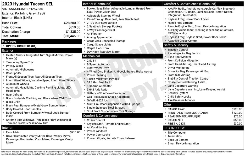 Certified 2023 Hyundai Tucson SEL SUV
