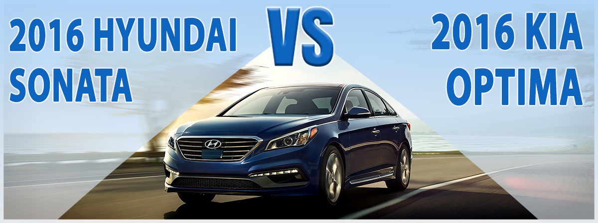 New 2016 Hyundai Sonata vs. 2016 Kia Optima in Wilmington, NC