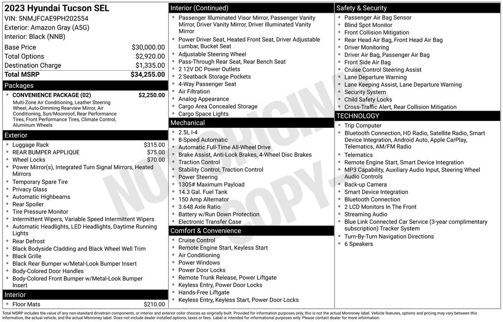 Certified 2023 Hyundai Tucson SEL SUV