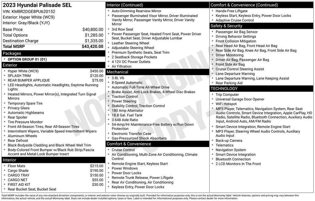 Certified 2023 Hyundai Palisade SEL SUV