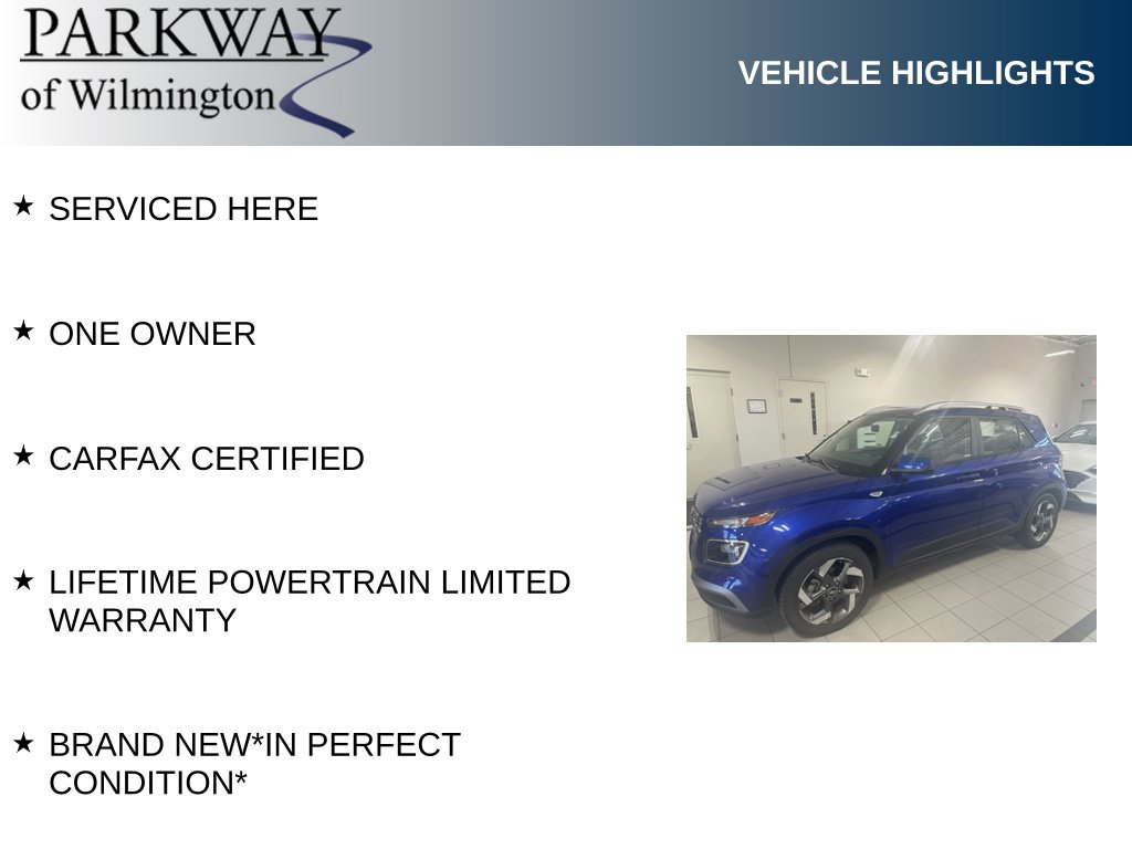 Certified 2021 Hyundai Venue SEL SUV