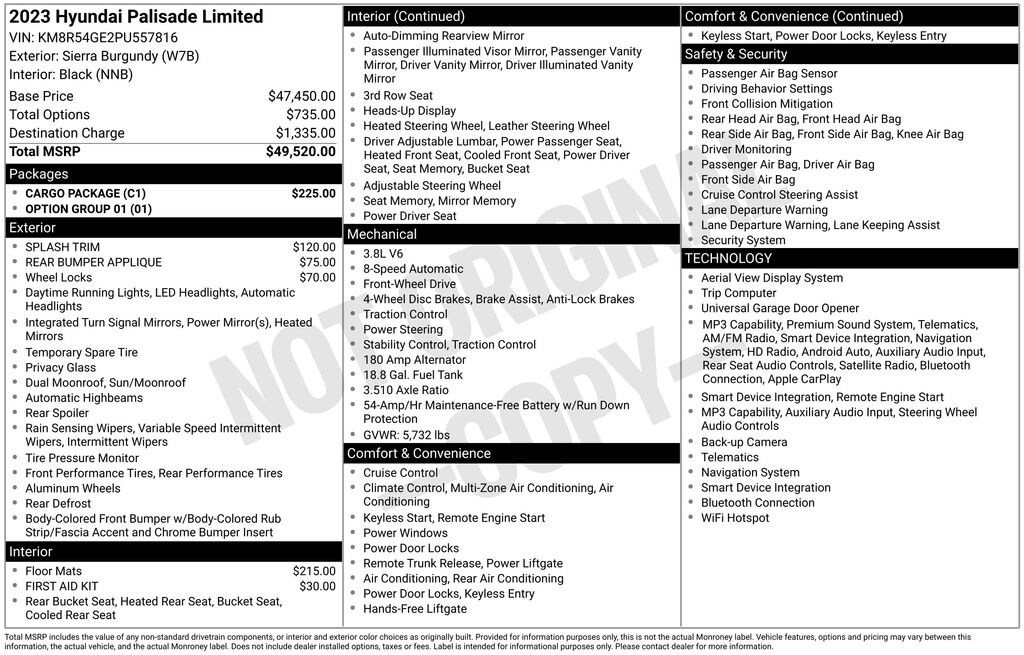 Certified 2023 Hyundai Palisade Limited SUV