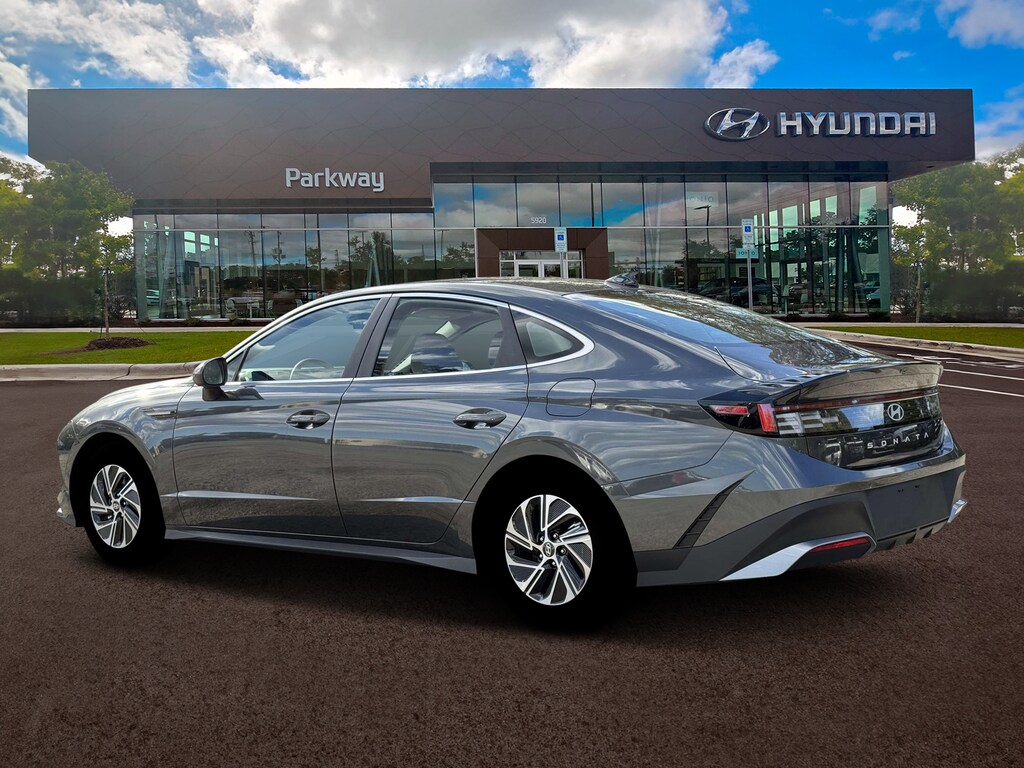 New 2026 Hyundai Sonata Hybrid Blue Sedan