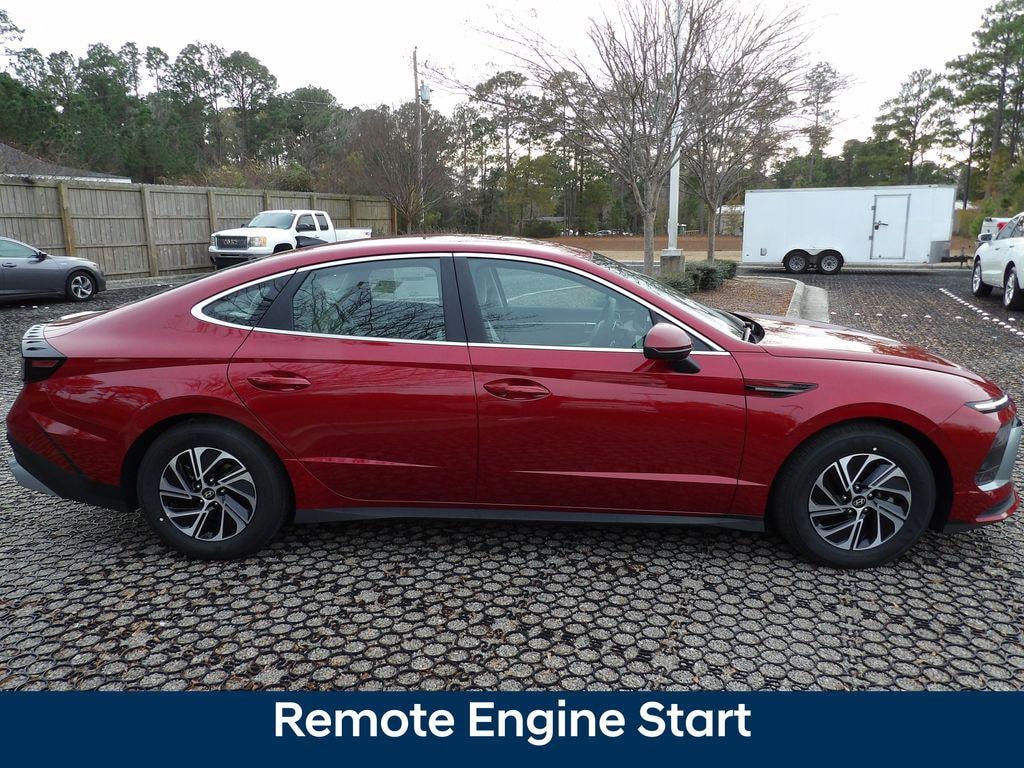 New 2026 Hyundai Sonata Hybrid Blue Sedan