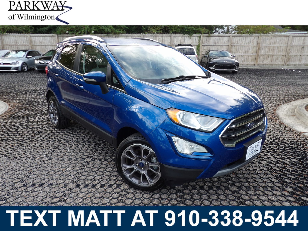 Used 2020 Ford Ecosport Titanium with VIN MAJ6S3KL4LC383320 for sale in Wilmington, NC