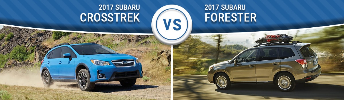 2017 Subaru Crosstrek Vs 2017 Subaru Forester Wilmington Nc Mpg