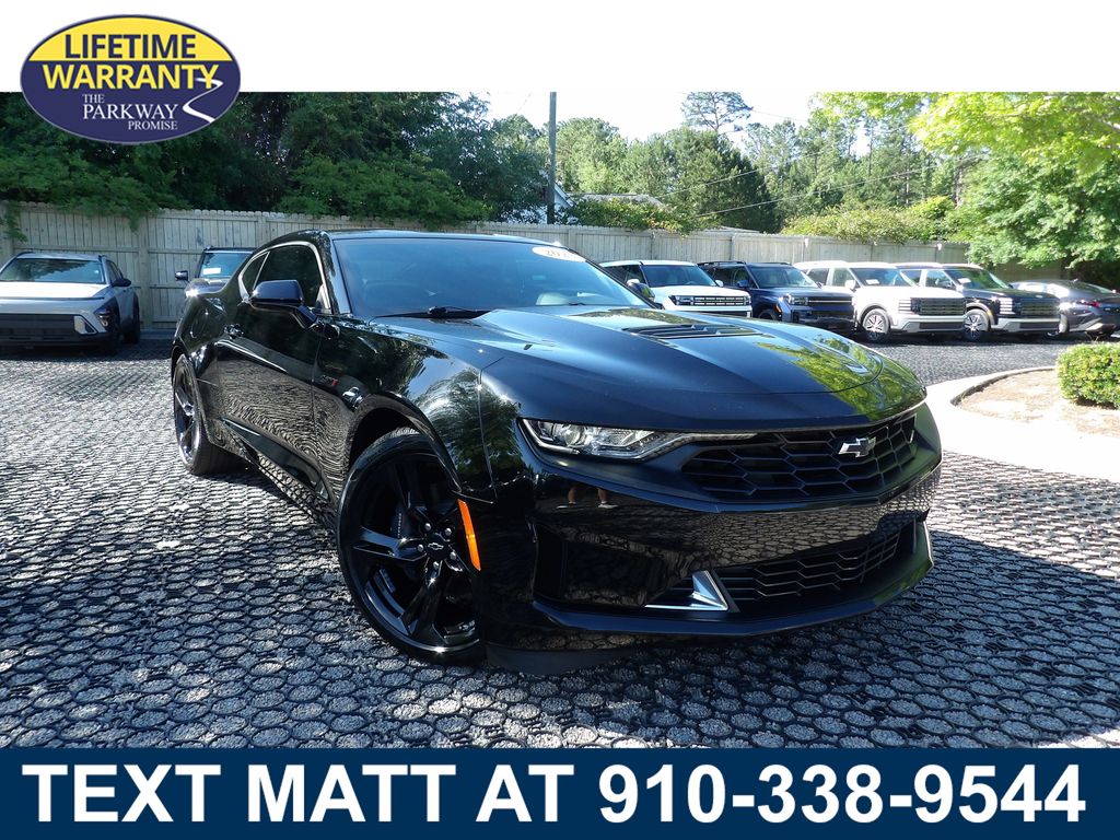 Black 2023 Chevrolet Camaro LT1 Coupe RWD Coupe Rear-Wheel Drive Automatic