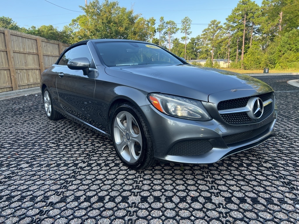 Used 2017 Mercedes-Benz C-Class Cabriolet C300 with VIN WDDWK4KB2HF435840 for sale in Wilmington, NC