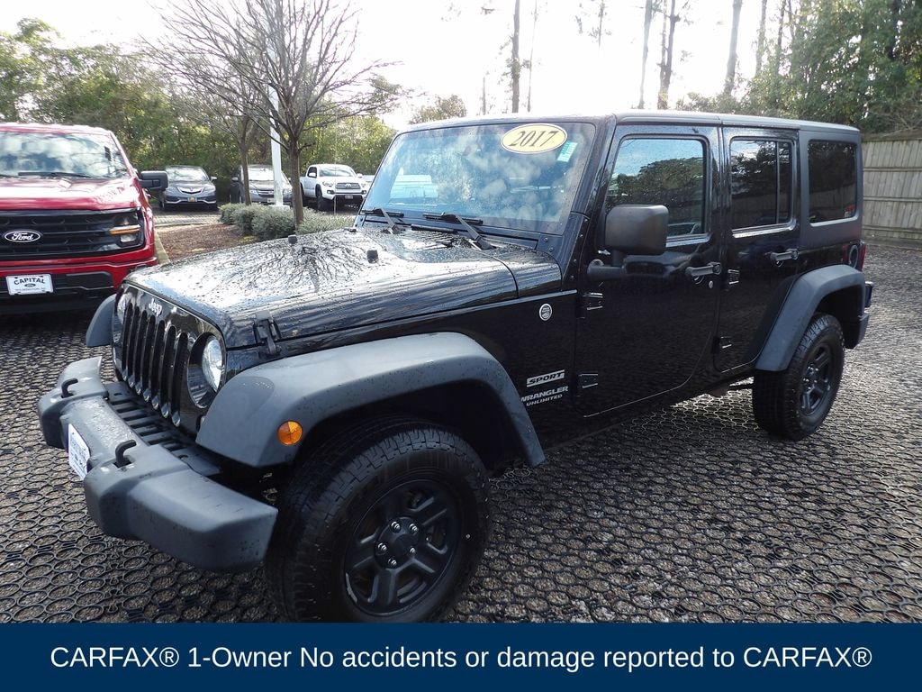 Used 2017 Jeep Wrangler Unlimited Sport SUV