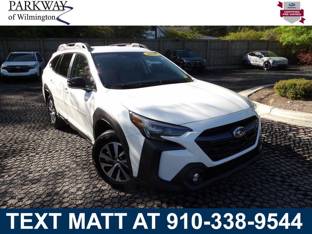 Crystal White Pearl 2025 Subaru Outback Premium AWD SUV / Crossover All-Wheel Drive Continuously Variable Transmission