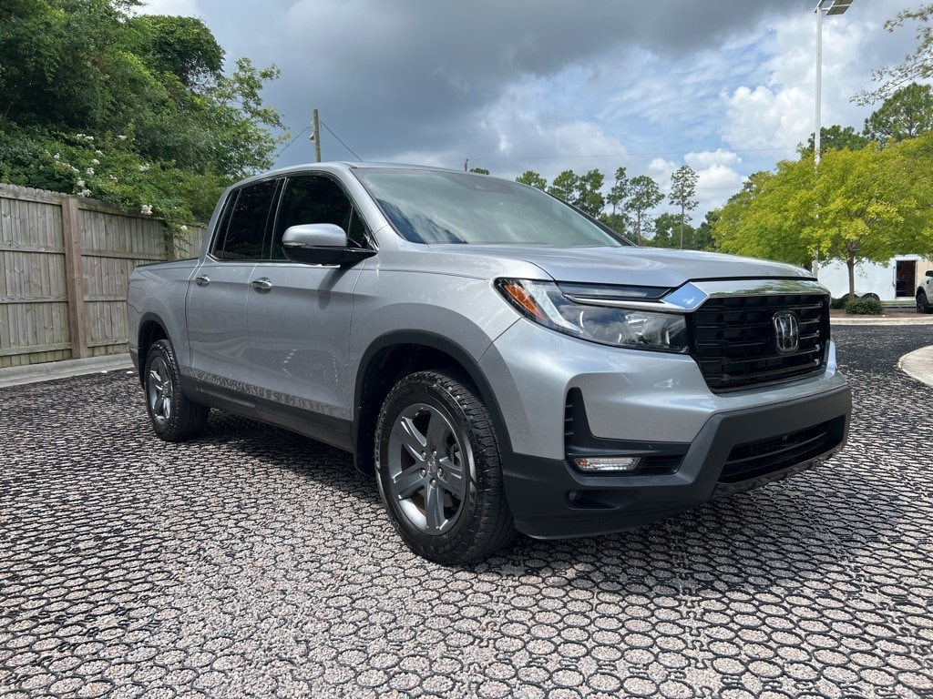 Used 2022 Honda Ridgeline RTL-E with VIN 5FPYK3F77NB023195 for sale in Wilmington, NC