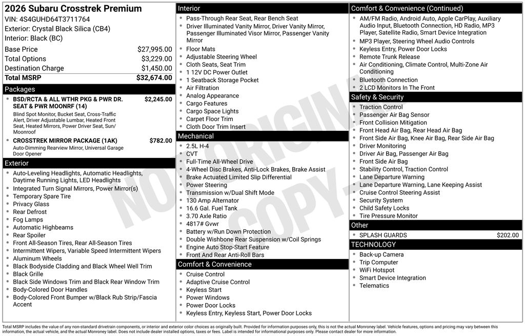 2026 Subaru Crosstrek Premium - Photo 31