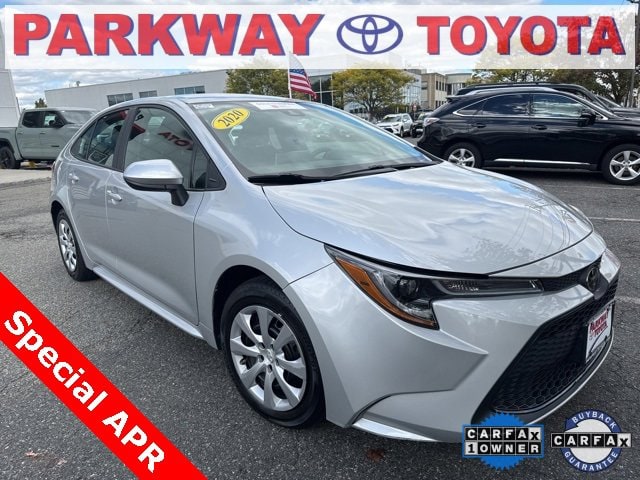 Certified 2020 Toyota Corolla LE with VIN 5YFEPRAE8LP049716 for sale in Englewood Cliffs, NJ