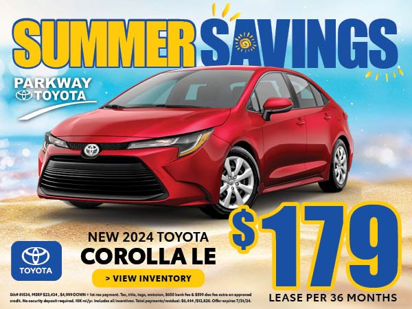 New Vehicle Specials | Parkway Toyota