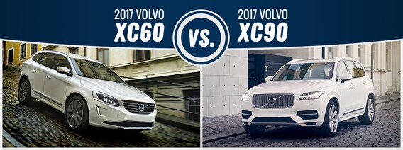 2017 Volvo XC60 vs. 2017 Volvo XC90, Wilmington NC, Leland