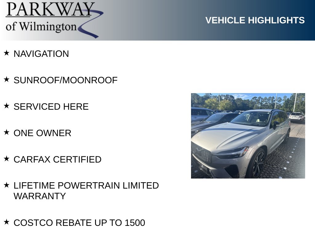 Certified 2024 Volvo XC60 Recharge Plug-In Hybrid Ultimate SUV