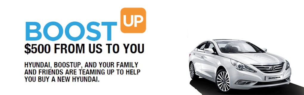 Hyundai Boost Up Down Payment Matching Program