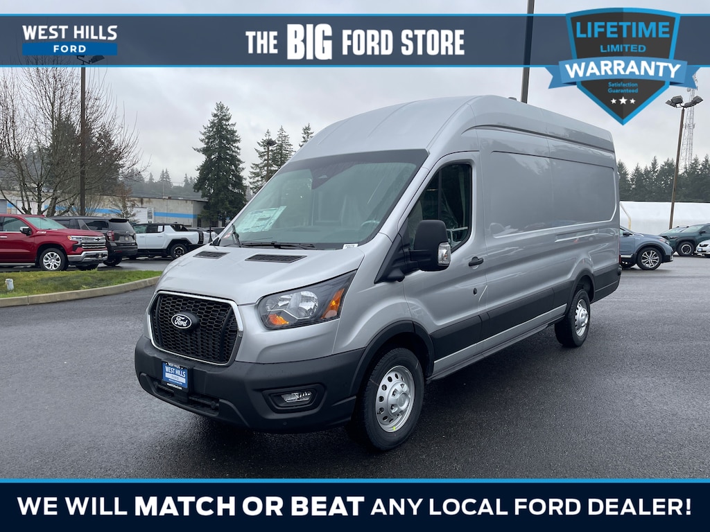 New 2026 Ford Transit-350 Cargo Base Van High Roof Ext. Van