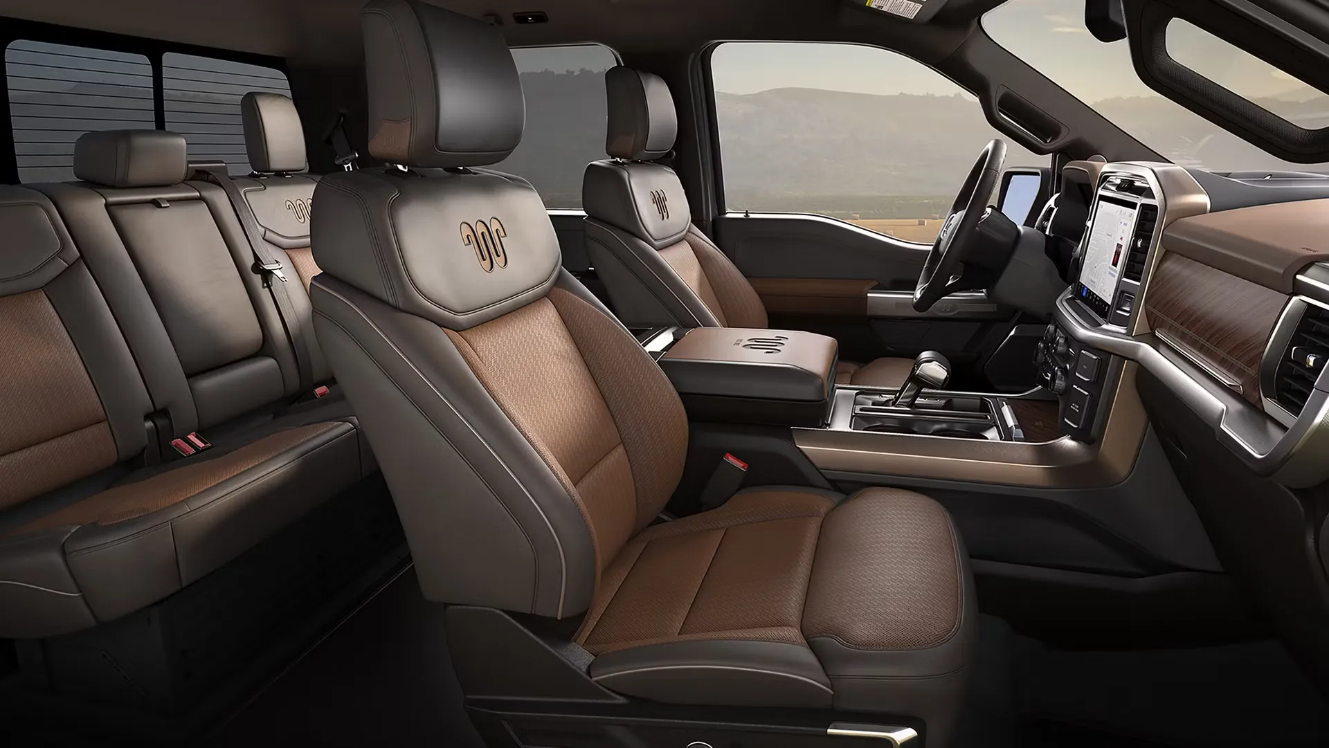 2026 Ford F-150 interior with advanced technology.