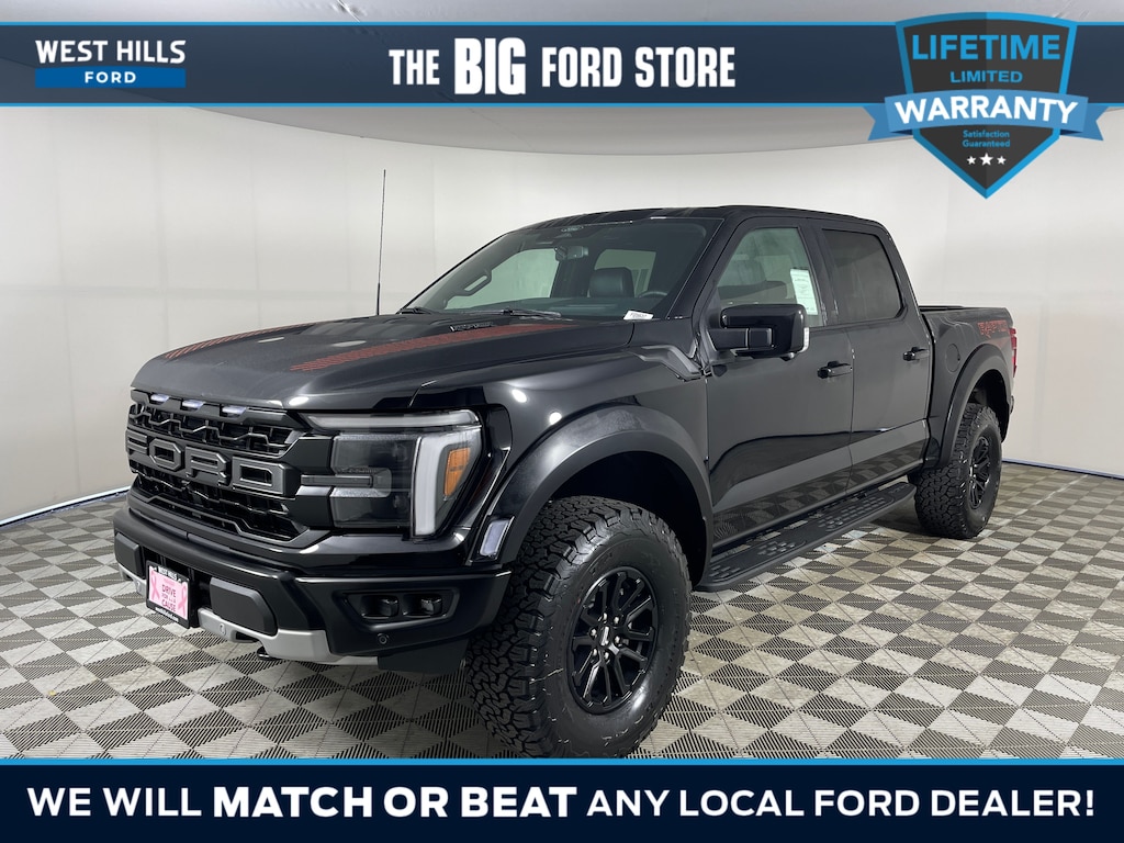 New 2025 Ford F-150 Raptor Truck SuperCrew Cab