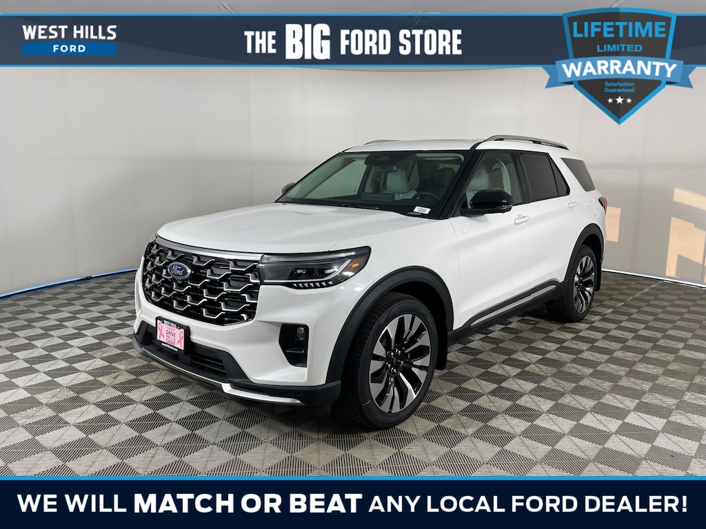 New 2025 Ford Explorer Platinum SUV