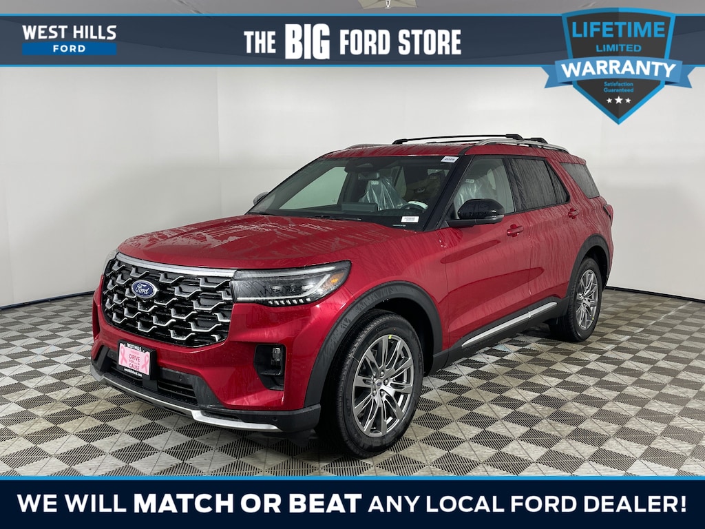 New 2026 Ford Explorer Platinum SUV