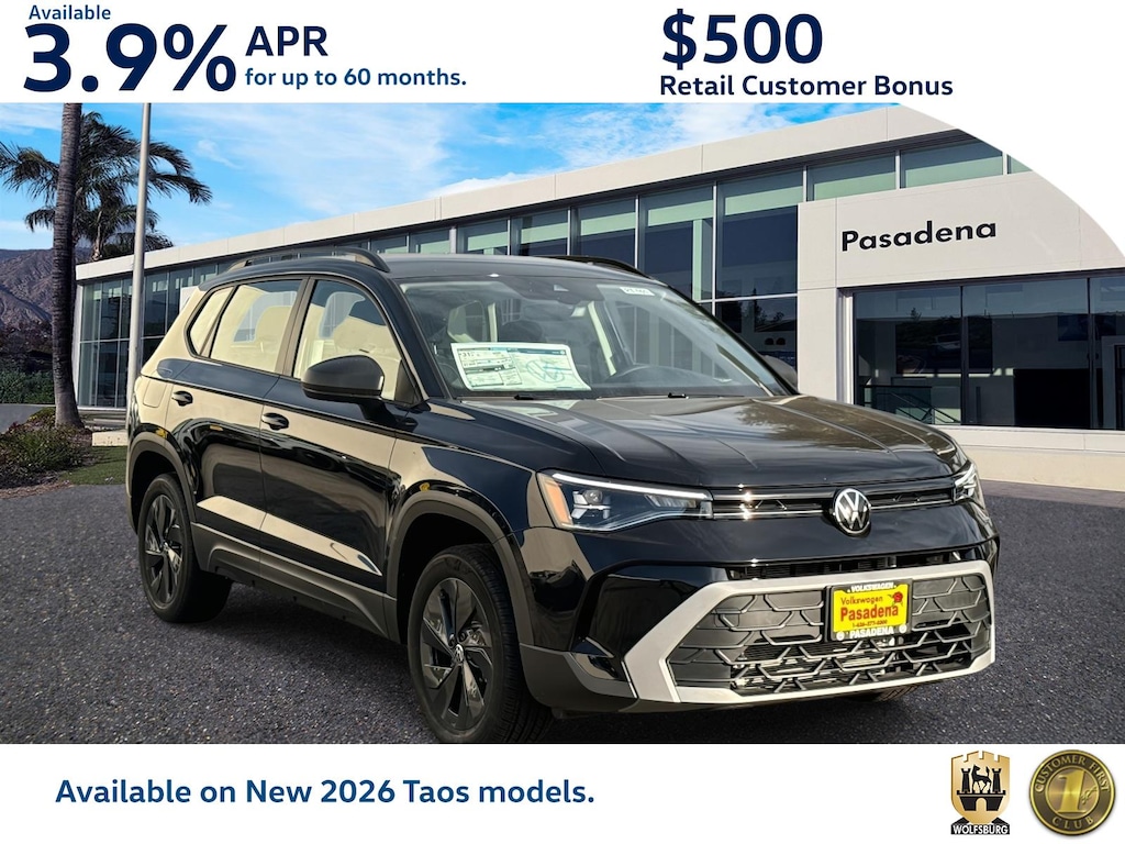 New 2026 Volkswagen Taos 1.5T S Sport Utility