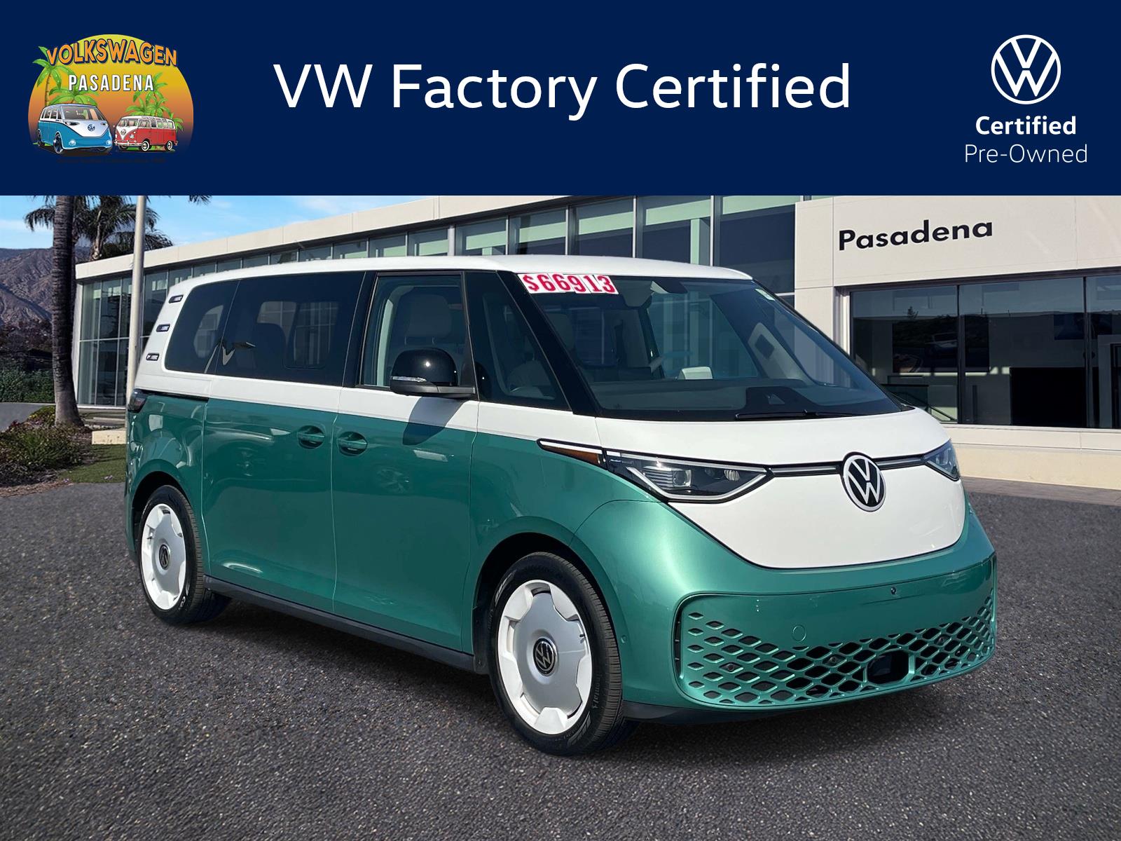 Certified 2025 Volkswagen ID. Buzz 1st Edition with VIN WVG6YVEB8SH022550 for sale in Pasadena, CA