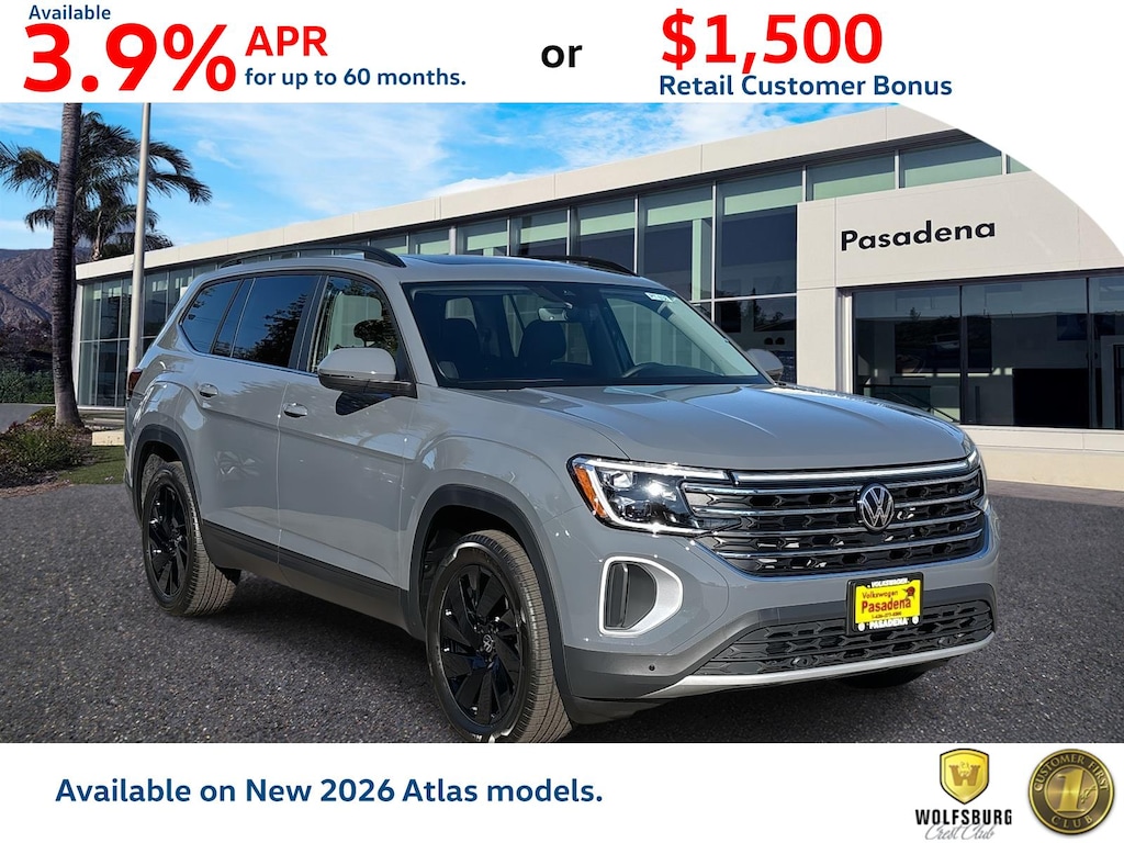 New 2026 Volkswagen Atlas 2.0T SE w/Technology Sport Utility